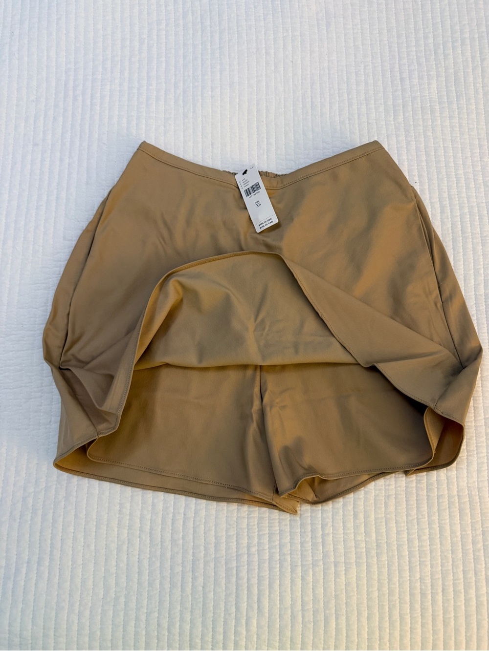 NWT Anthropologie Khaki Flowy Skort Built-In Shorts XS $128